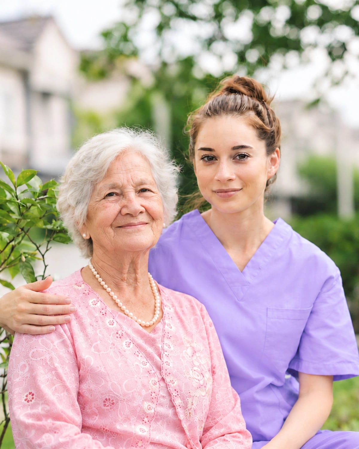 A warm, confident caregiver